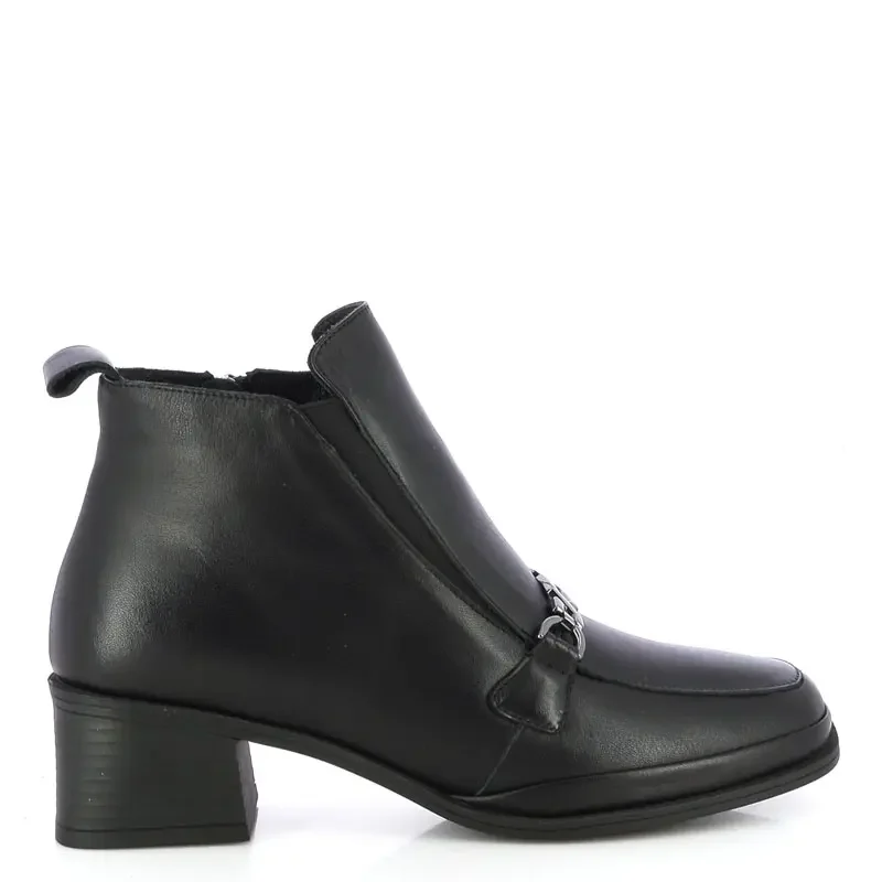 Дамски Боти На Ток VERONELLA – 045-4307 BLACK LEATHER