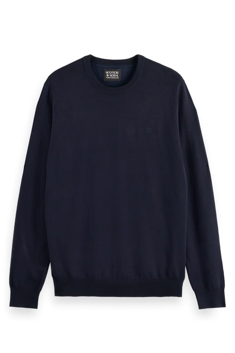 Плетено Core-Viscose Crewneck 179183 0002 night