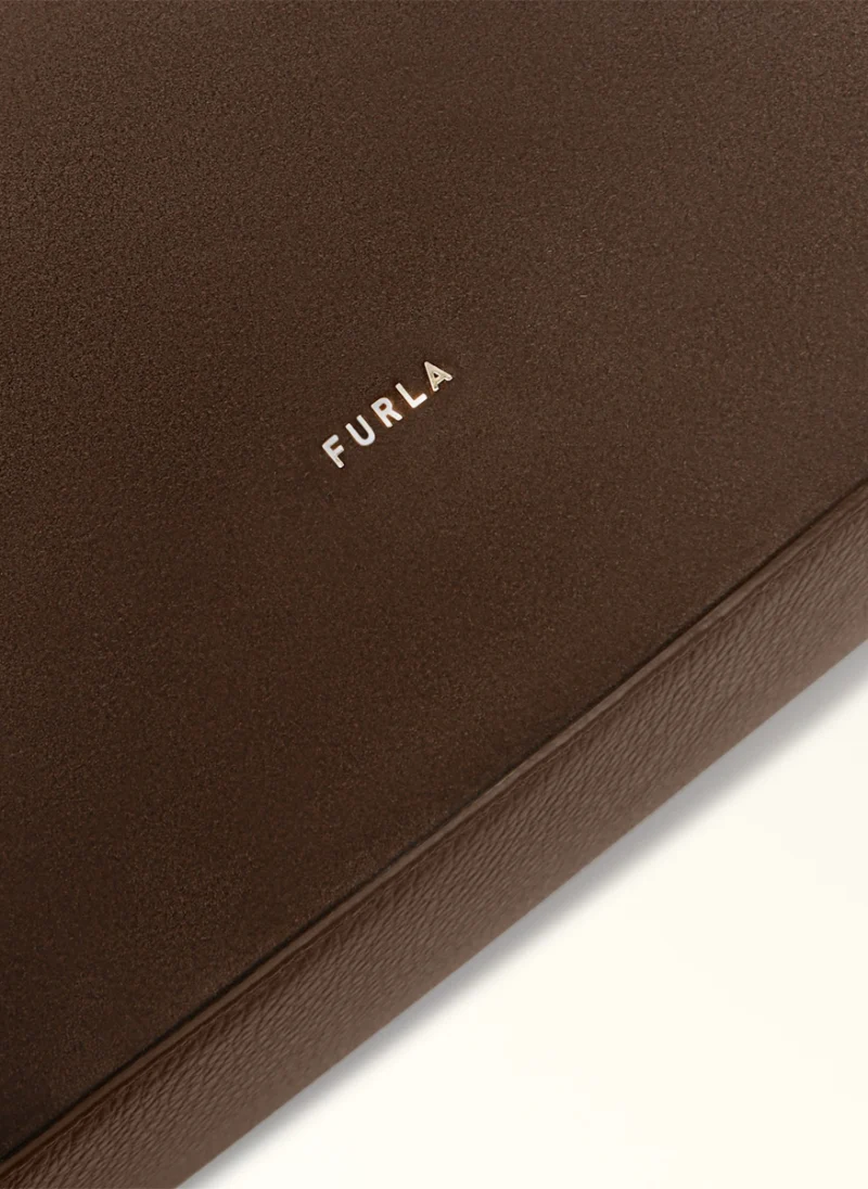 Кожена чанта Furla Lara Тoni Еspresso — снимка 6