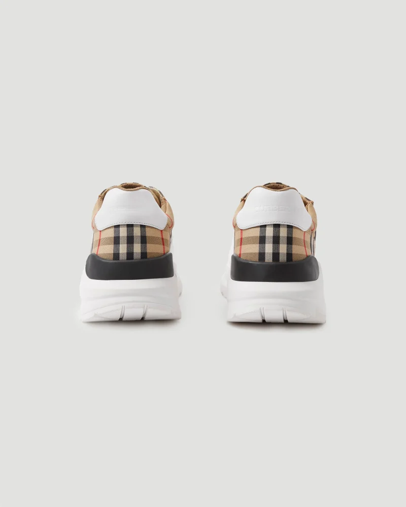 Lace-Up Check Sneakers — снимка 3