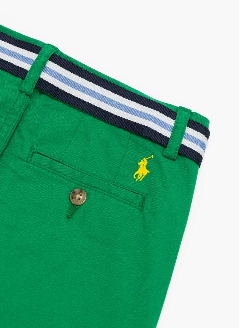 Панталон с контрастен колан Ralph Lauren Kids 8-20 — снимка 3