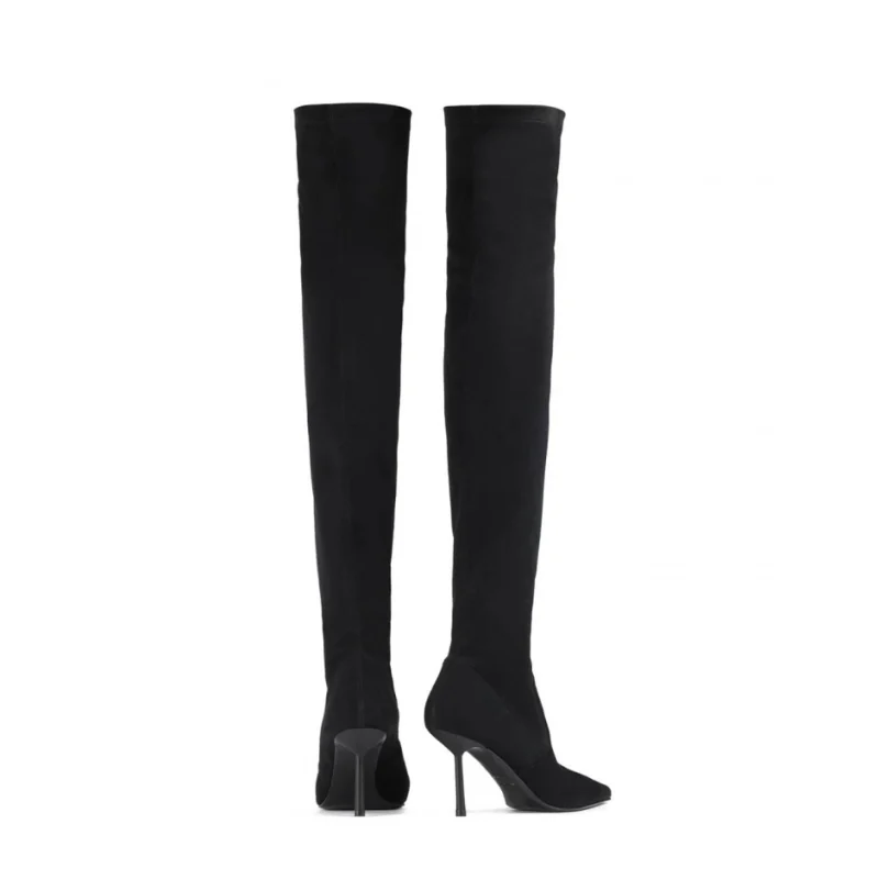 Дамски черни чизми Bella Le Silla — снимка 7