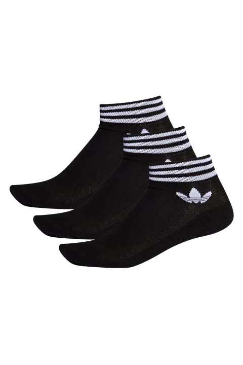 Чорапи (Pack of 3) Tref Ank Sck Hc Black/White EE1151 black