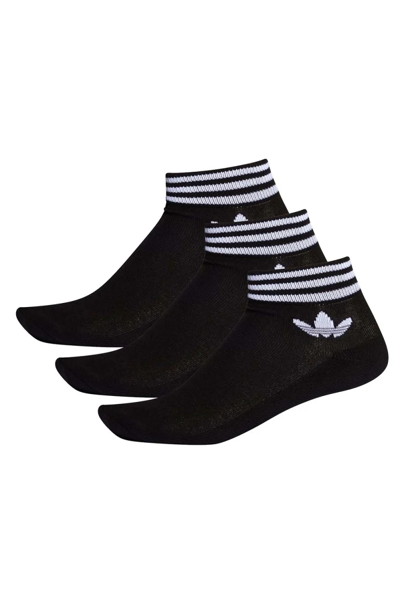 Чорапи (Pack of 3) Tref Ank Sck Hc Black/White EE1151 black