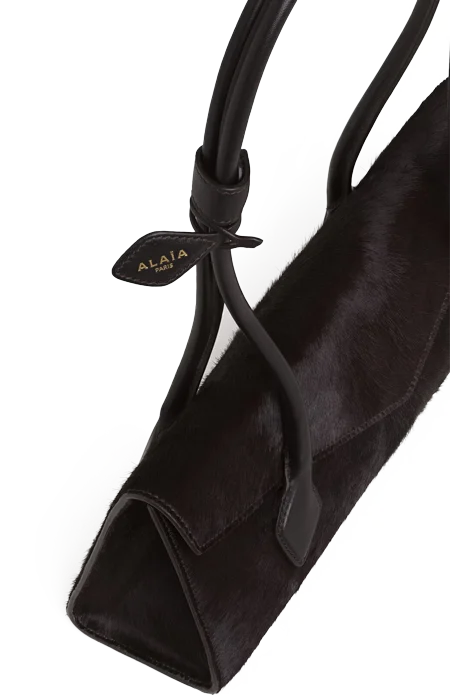 Le Teckel Flap Medium Bag in Haircalf — снимка 3