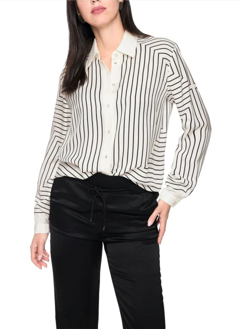 Риза с коприна Marc Cain Collections — снимка 4