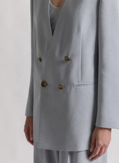 Двуредно сако Alberta Ferretti — снимка 3