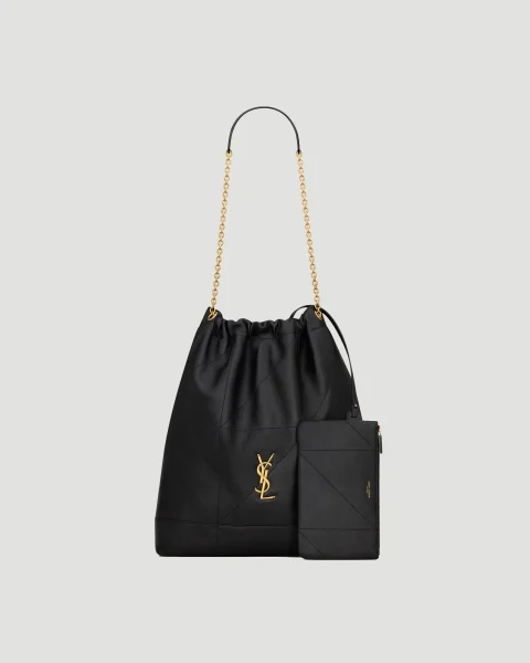 Jamie Large Pochon in Lambskin — снимка 2