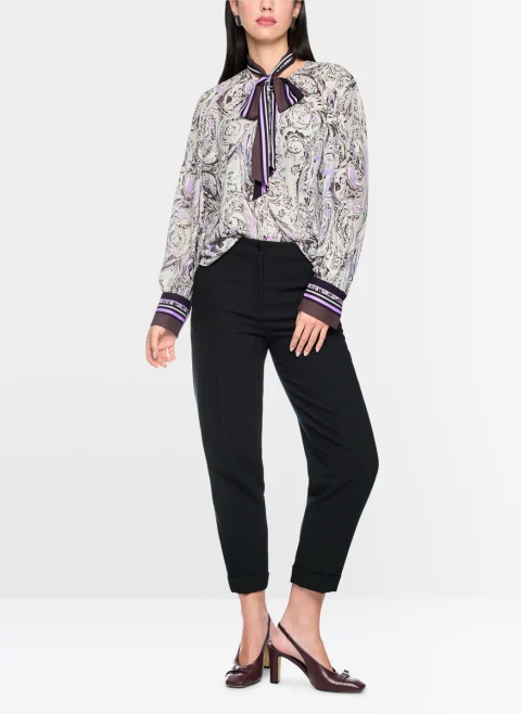 Блуза с панделка 'Ornamental' Marc Cain Collections — снимка 2