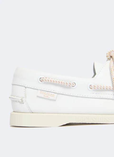 Кожени мокасини 'Boat' Weekend Max Mara Wkadockside2 — снимка 11