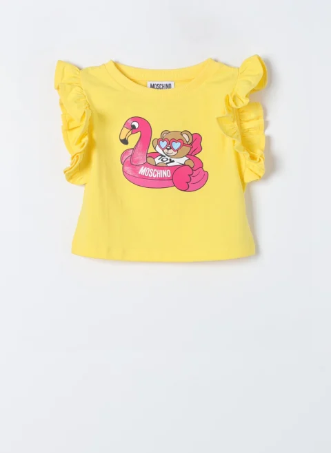 Топ с принт Moschino Kids