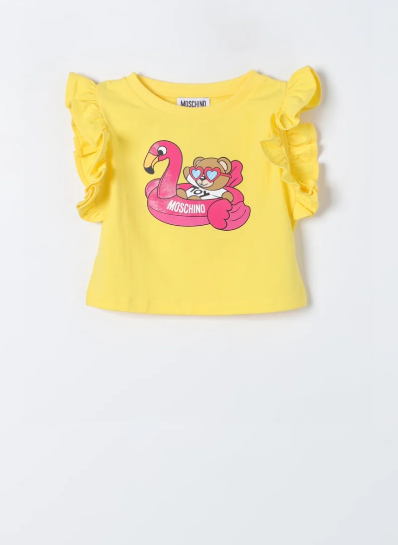 Топ с принт Moschino Kids