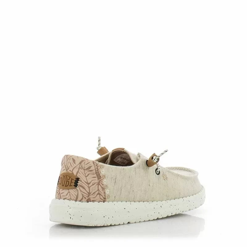 Дамски Ежедневни HEY DUDE – 40753-100 WENDY HEATHERED WHITE — снимка 2