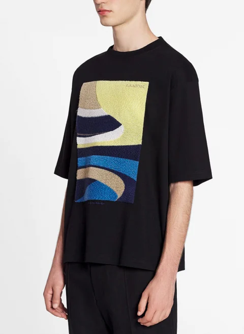 Тишърт с бродерия 'Daunou' Lanvin — снимка 2