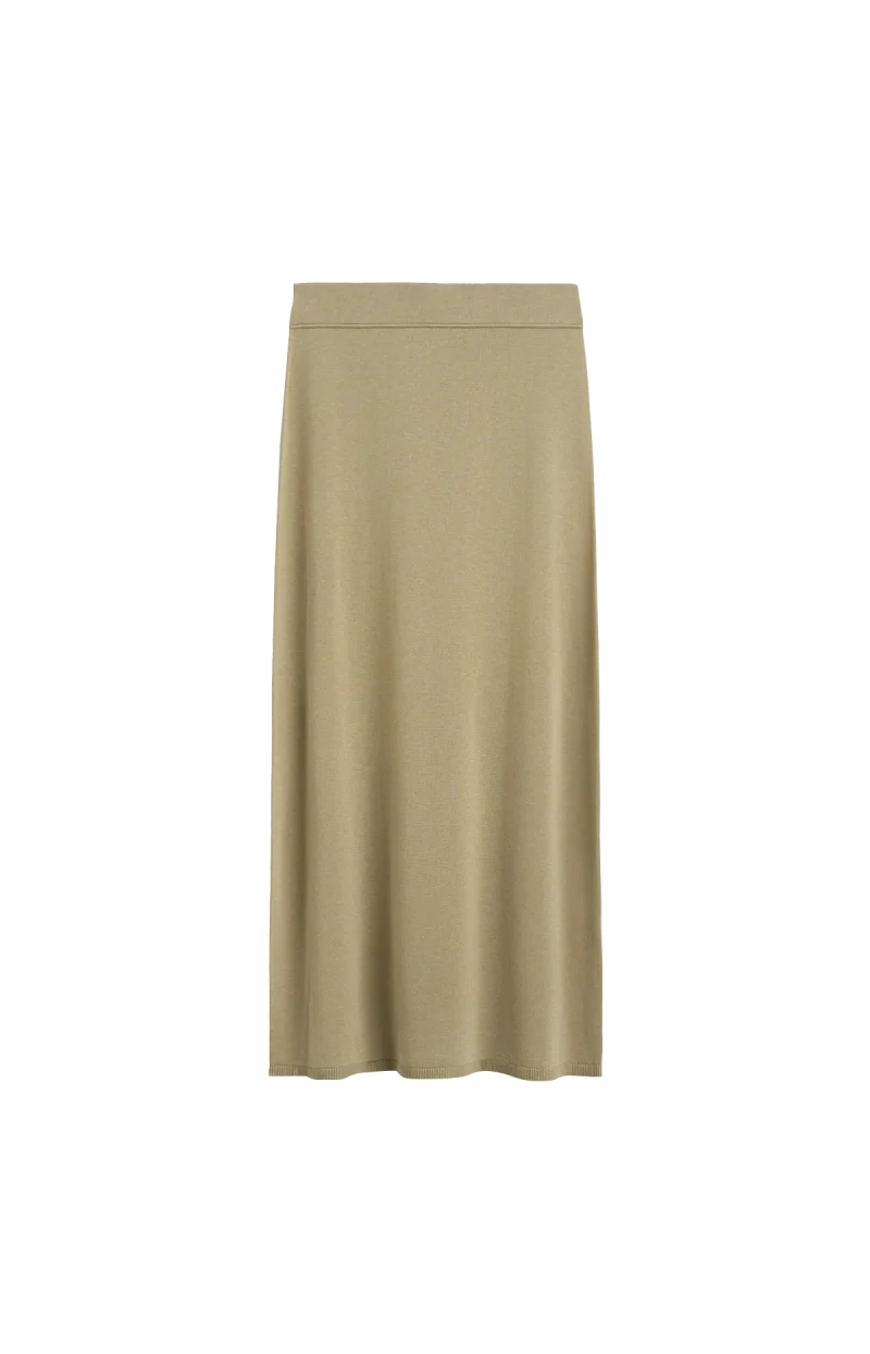 Long Knit Skirt Desert