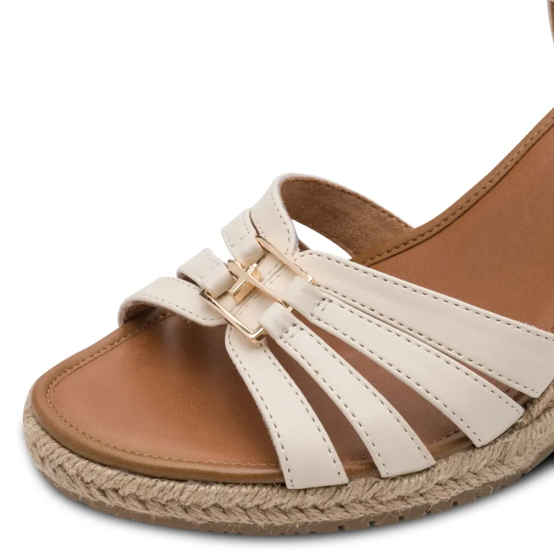 Дамски Сандали На Платформа TAMARIS – 1-28312-46-109 OFFWHITE — снимка 4