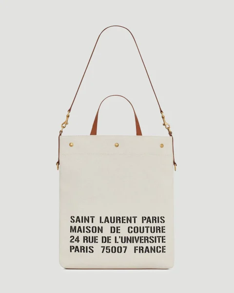 Universite North/South Foldable Tote Bag in Grey — снимка 3
