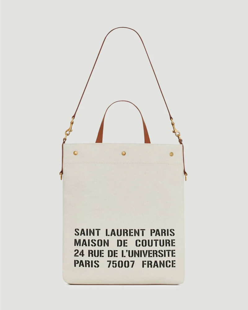 Universite North/South Foldable Tote Bag in Grey — снимка 3