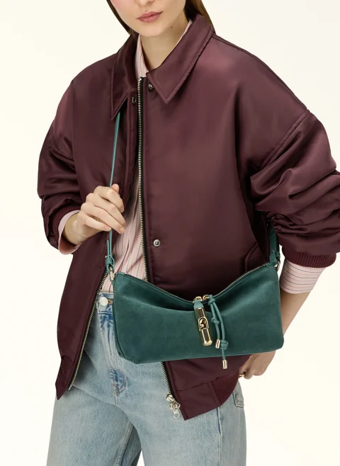 Crossbody чанта Furla Debby Toni Edera Green — снимка 4