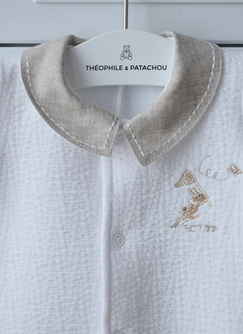 Боди с бродерия 'Garden Party' Theophile & Patachou — снимка 2