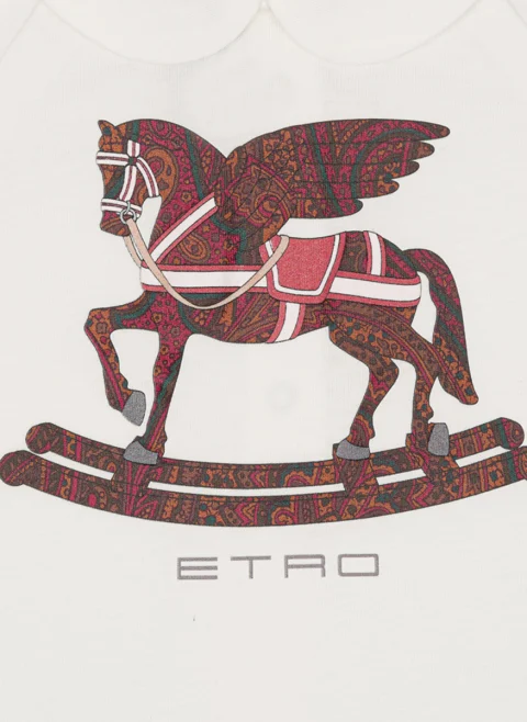 Комплект за бебета с принт Etro Kids — снимка 3