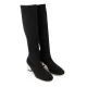 Дамски черни ботуши Casadei — снимка 3