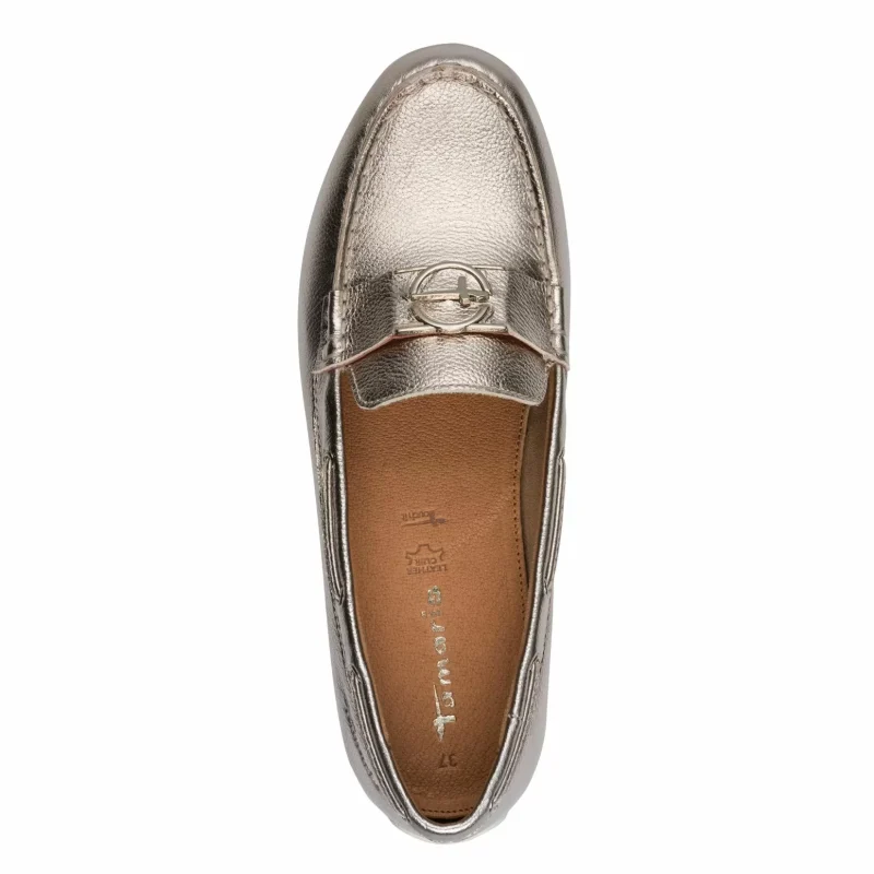 Дамски Мокасини TAMARIS – 1-24630-44-933 LIGHT GOLD — снимка 4