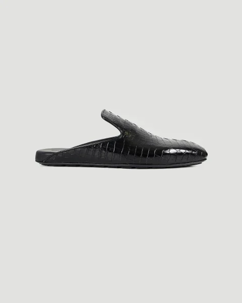 Roma Slides in Black