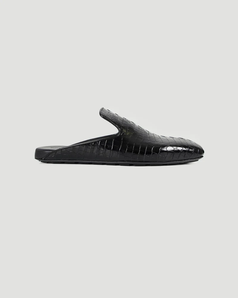 Roma Slides in Black