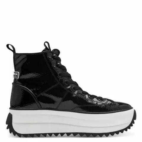 Дамски Сникърс TAMARIS – 1-25291-43-018 BLACK PATENT — снимка 2