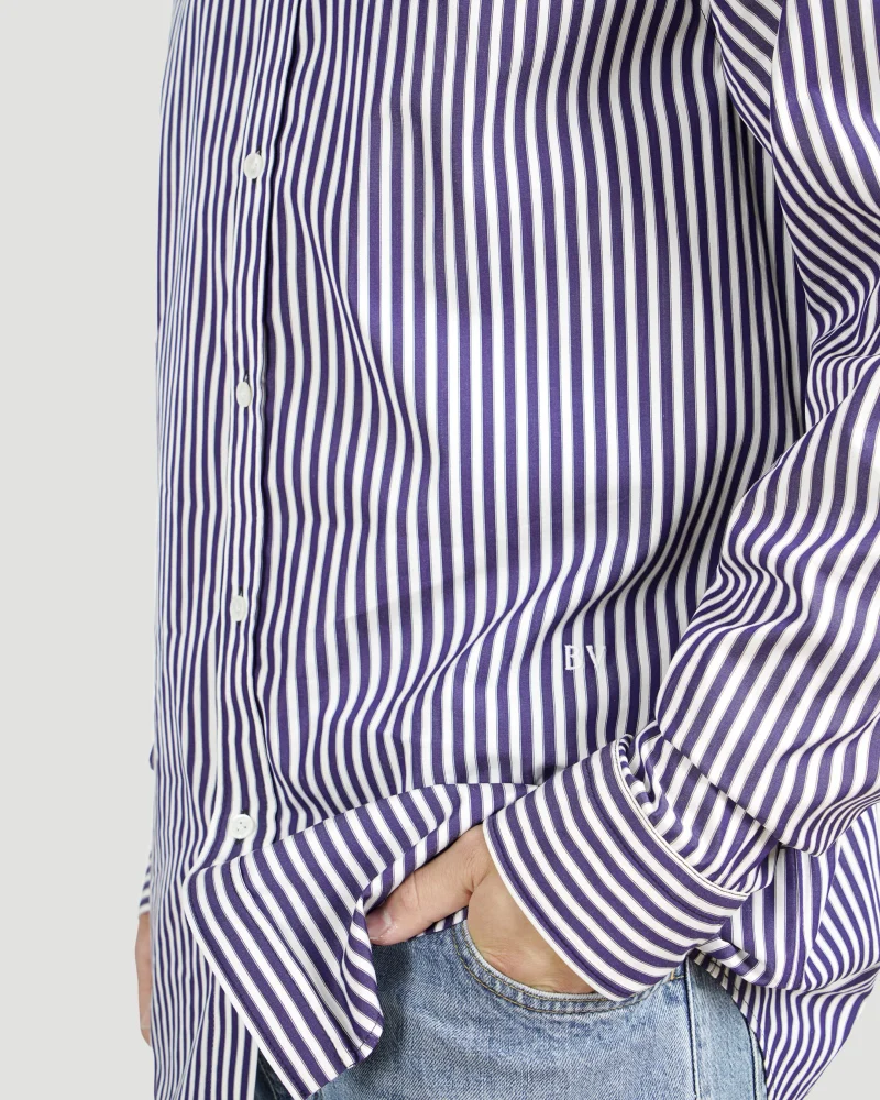 Striped Poplin Shirt — снимка 4