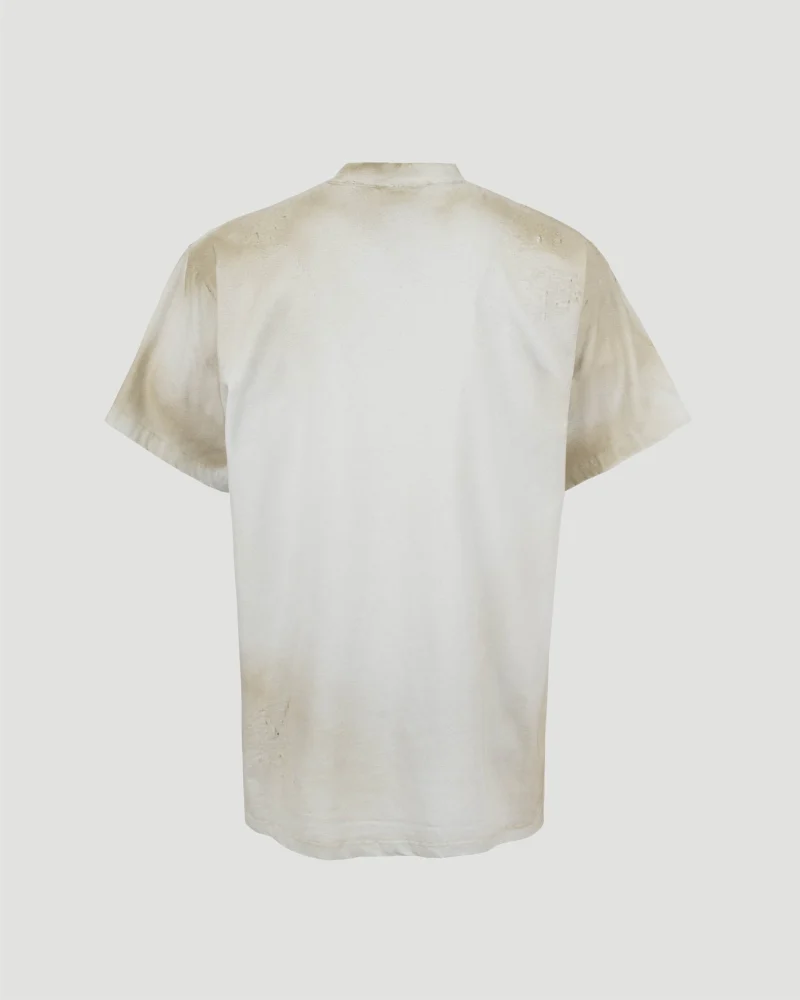 Skater Oversized T-Shirt in Dirty White — снимка 2
