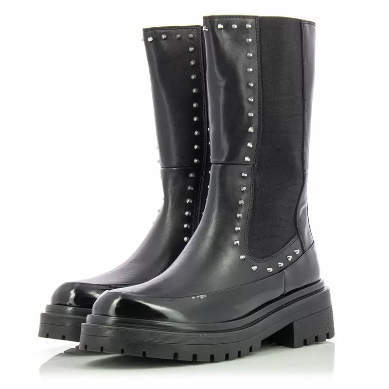 Дамски Кубинки APEPAZZA – F2COMBAT36/LEA CASSIDY-BLACK — снимка 3