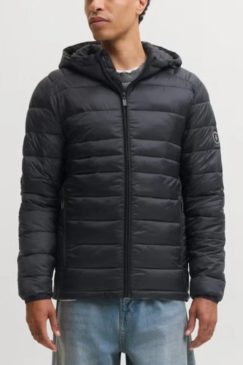 Яке Jjekingsley Light Puffer Hood 12298869 C-N10 black — снимка 2