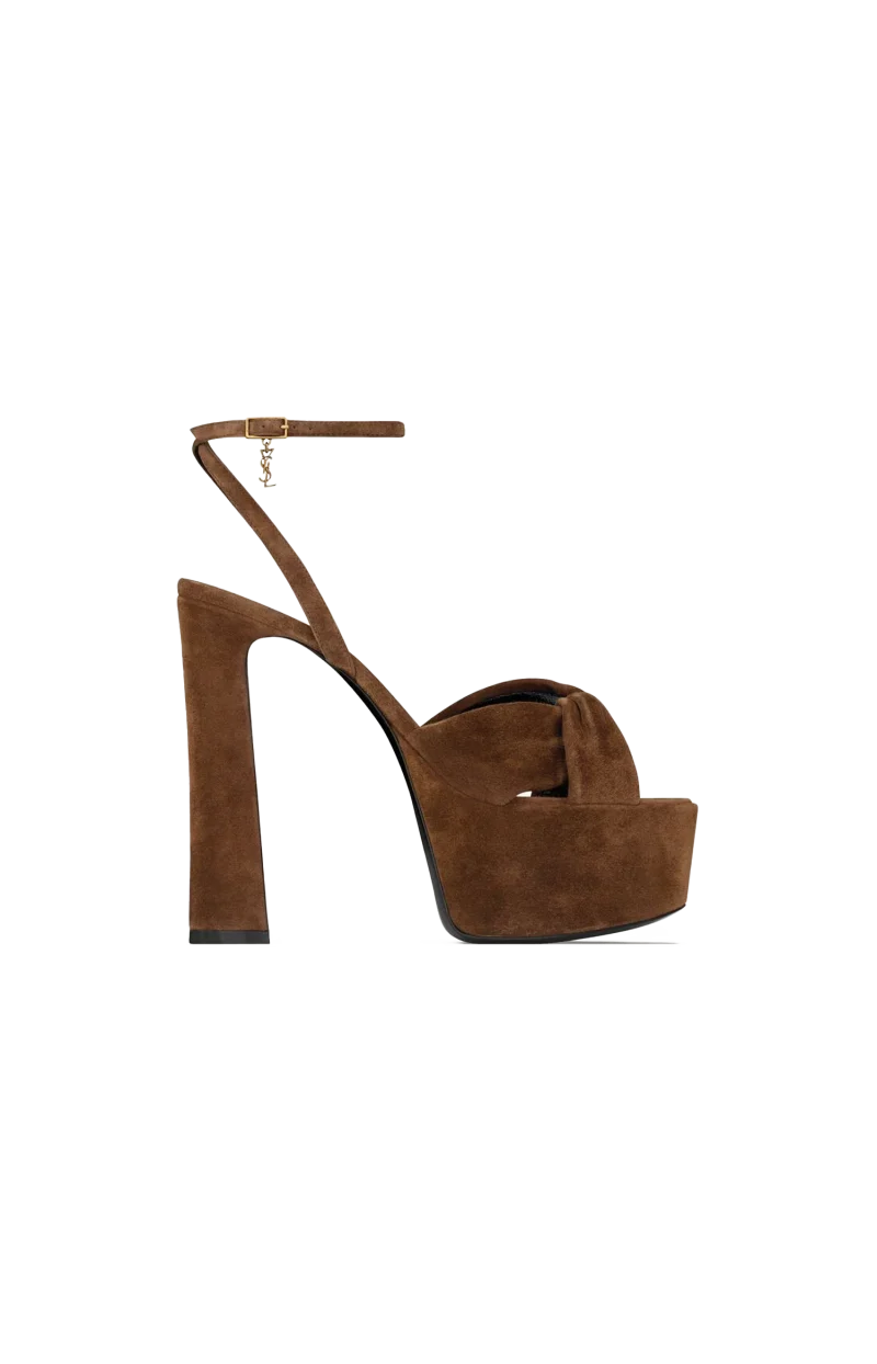 Franciane Platform Sandals in Suede