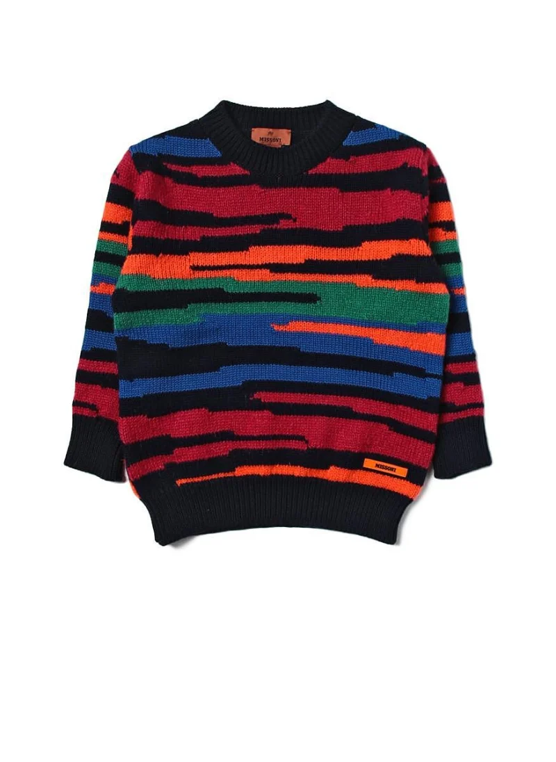 Пуловер от вълна и мохер Missoni Kids