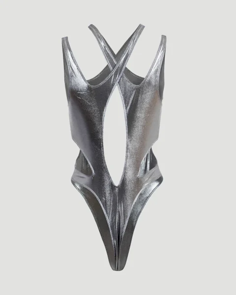 Crossed One-Piece Bodysuit — снимка 2
