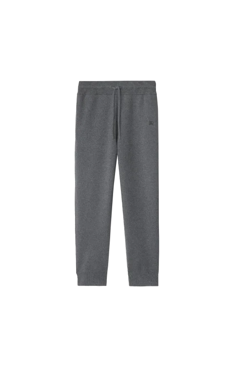Cashmere Blend Jogging Pants in Grey