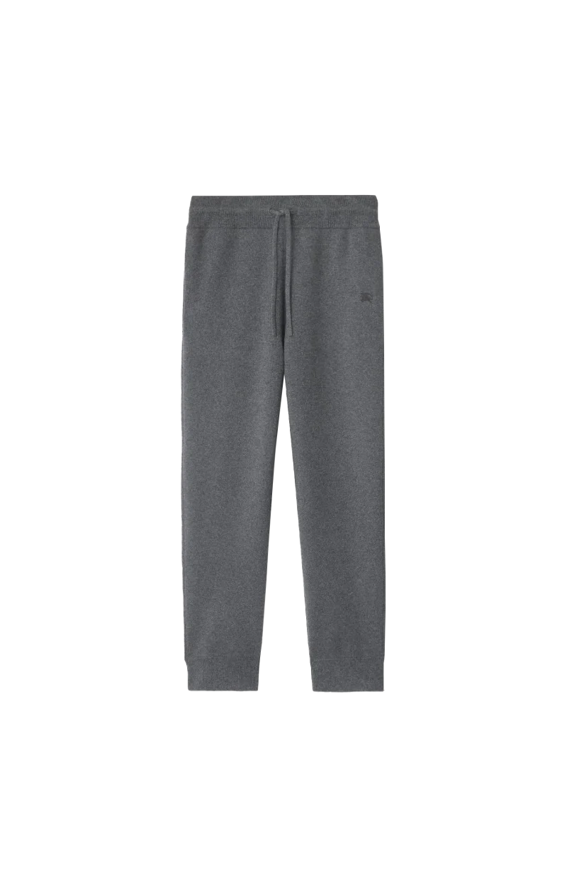 Cashmere Blend Jogging Pants in Grey