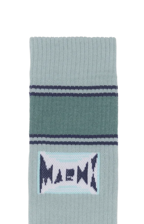 Cotton Socks with Jacquard Logo — снимка 2