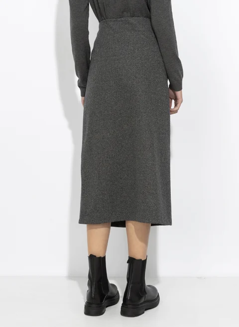 Миди пола от жакард Weekend Max Mara Wkdpetali — снимка 3