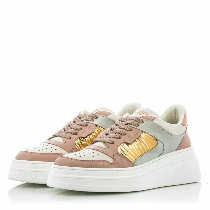 Дамски Сникърс CESARE PACIOTTI 4US – TAYLOR-05 -NAPA CIPRIA/VELOUR BIANCO — снимка 2