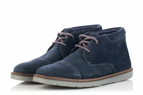 Мъжки боти CLARKS – 26144889-navy192 — снимка 3