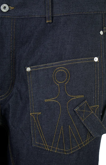 Twisted Workwear Denim Jeans in Indigo — снимка 2