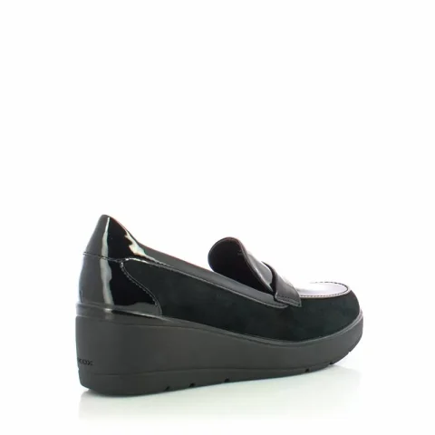 Дамски Обувки На Платформа GEOX – D46RAB D ILDE BLACK_1 — снимка 2