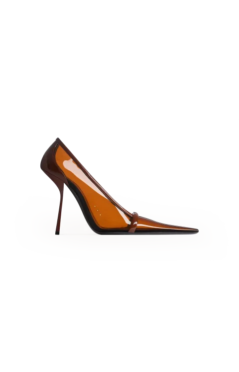 Brigitte Pumps in TPU and Patent Leather