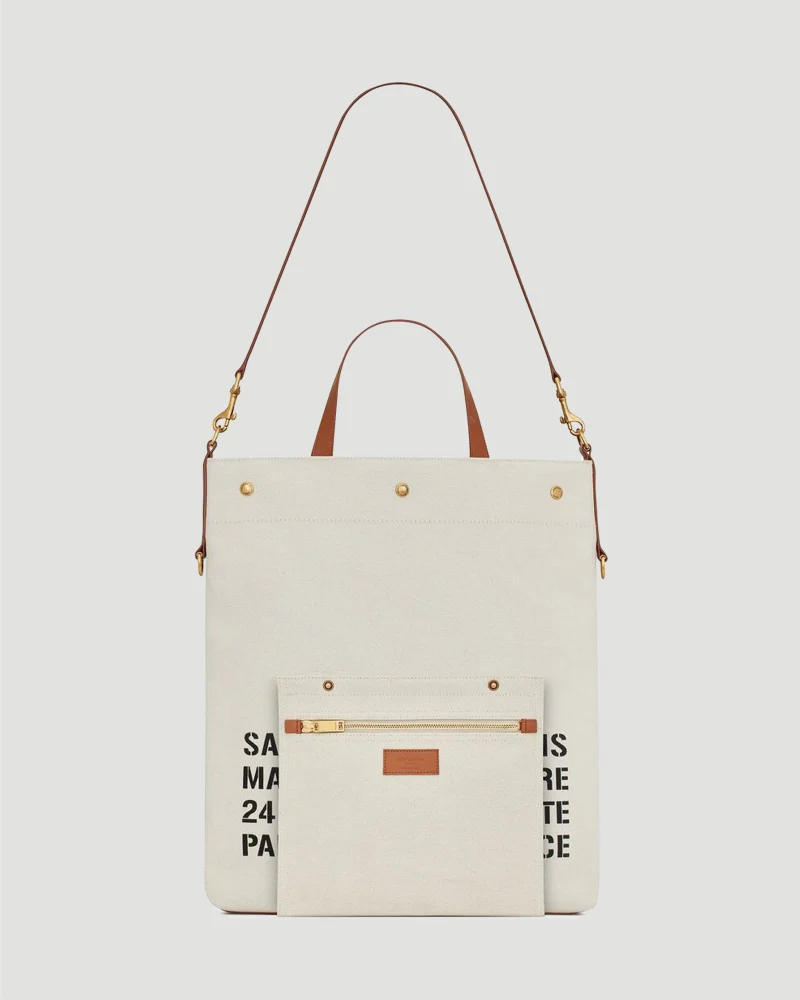 Universite North/South Foldable Tote Bag in Grey — снимка 7