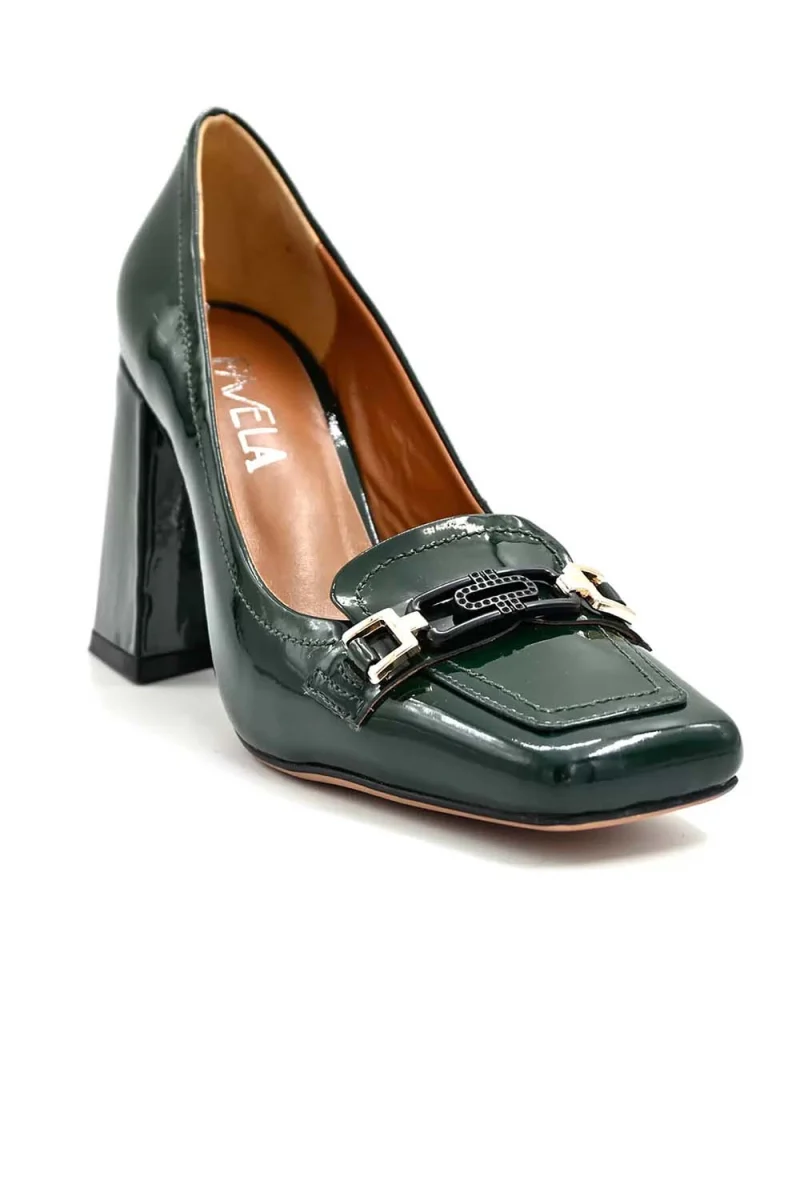 Сандали на ток Darling 0116001365 green — снимка 2