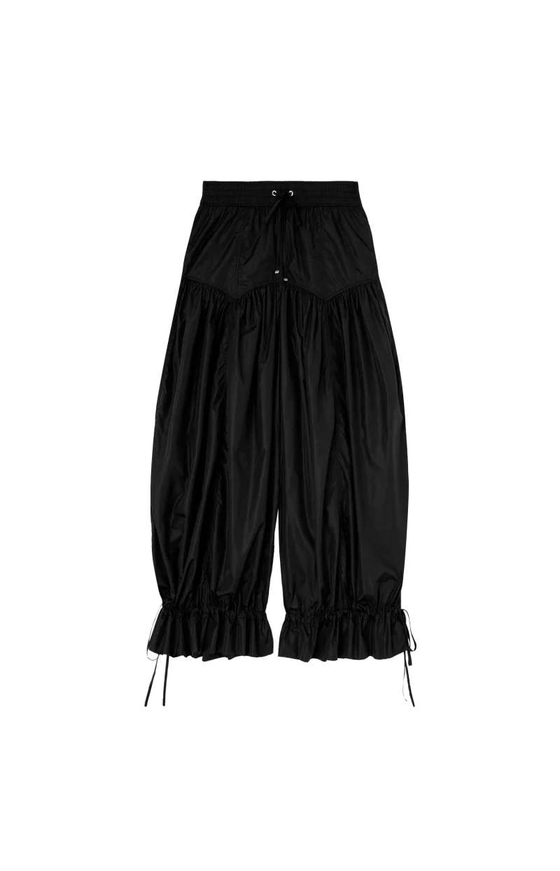 Nylon Trousers in Black