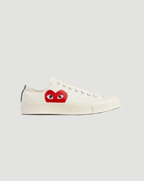 Converse x Comme des Garçons Play Low Top Sneakers in White